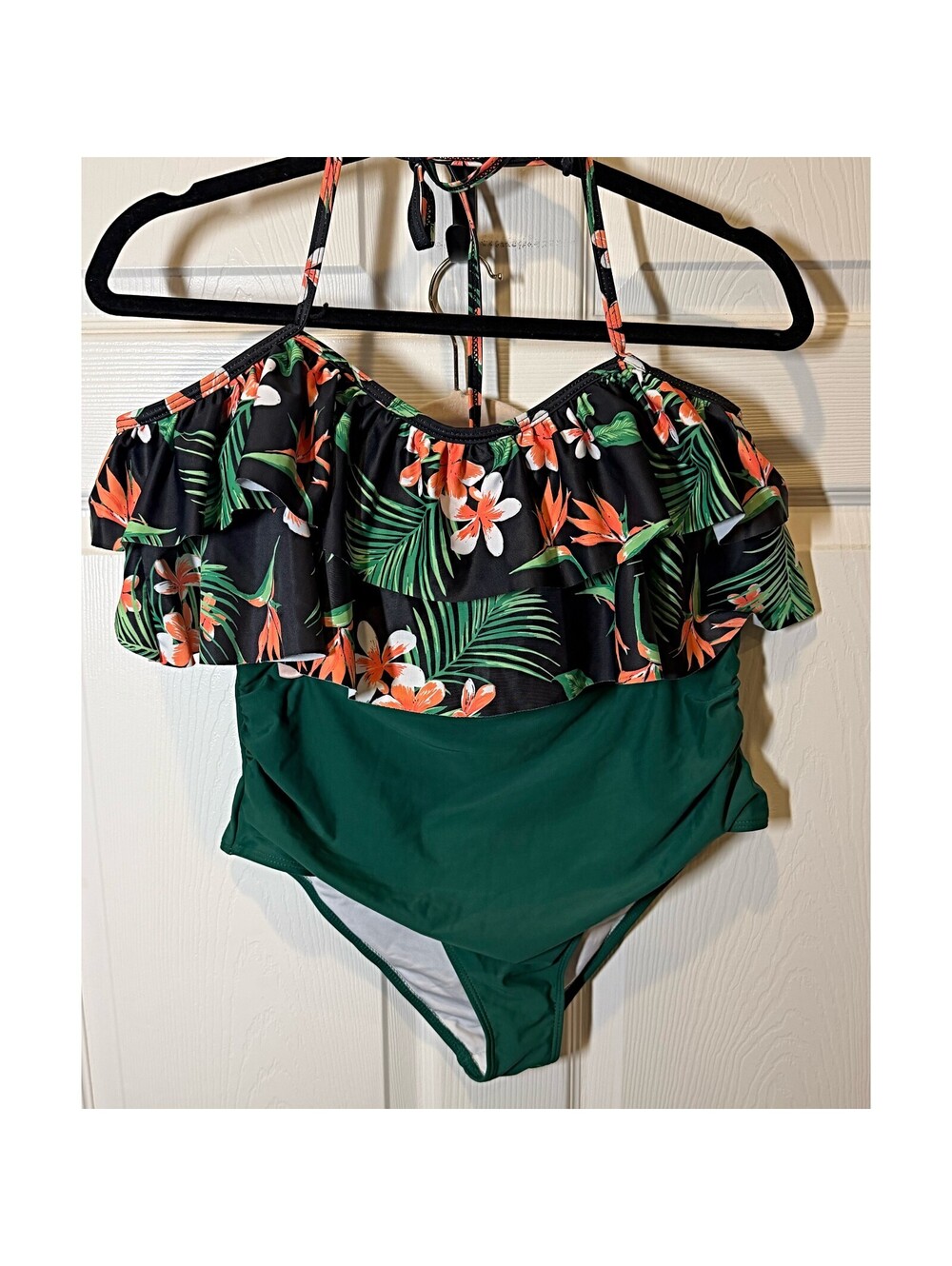 Tropical Print Bikini Set